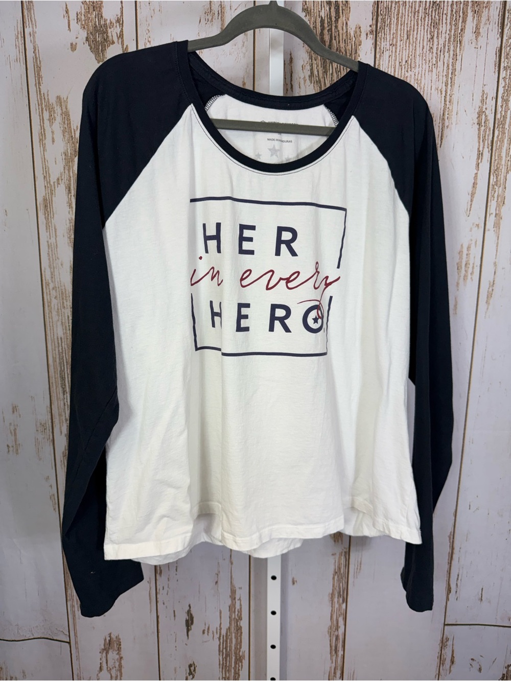 Harley Davidson, Her in Every Hero, Henley Shirt. Size 3X. Excellent condition!